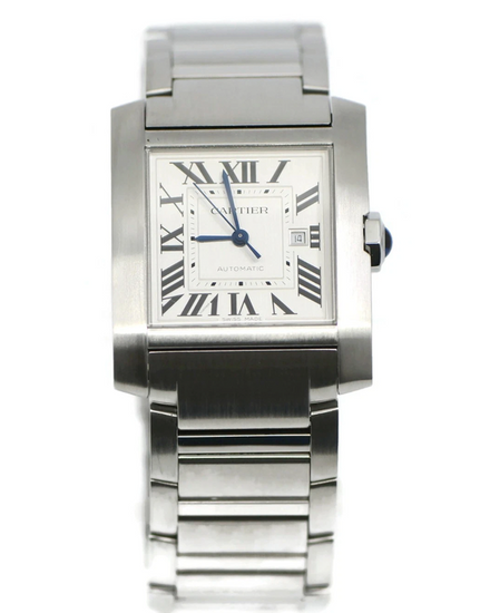 2023 Cartier Tank Française 30.5MM Silver Dial Steel Bracelet (WSTA0067)