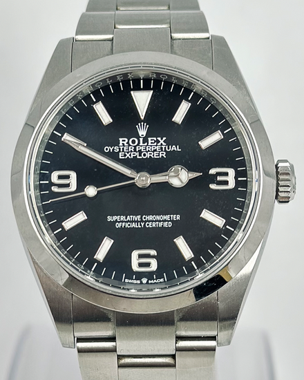 2021 Rolex Explorer 36MM Black Dial Oyster Bracelet (124270)