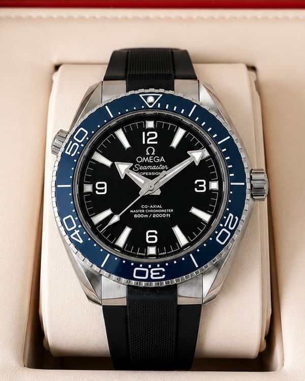 2026 Omega Seamaster Planet Ocean 600M 42MM Black Dial Rubber Strap (217.32.42.21.01.002)