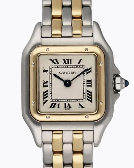 Cartier Panthère De Cartier 22MM Quartz White Dial Two-Tone Bracelet (84083242)