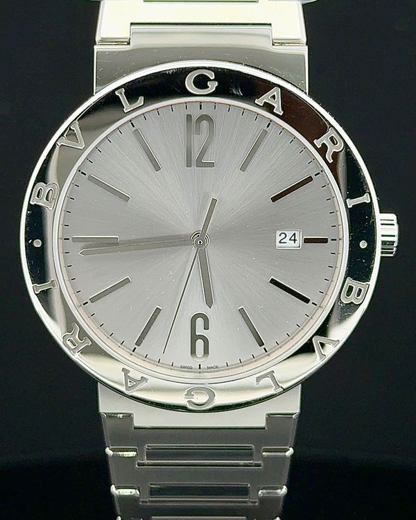 2022 Bvlgari Bvlgari 41MM Silver Dial Steel Bracelet (103652)