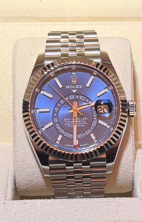 2024 Rolex Sky-Dweller 42MM Blue Dial Jubilee Bracelet (336934)