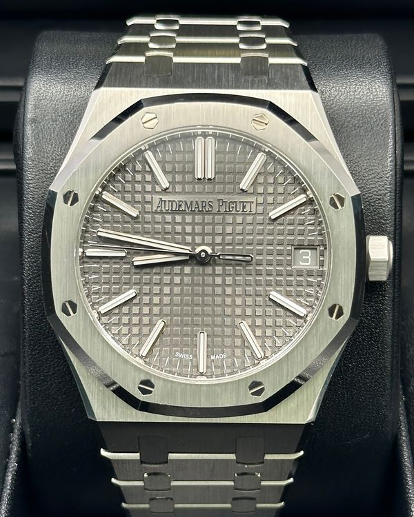Audemars Piguet Royal Oak 41MM Grey Dial Steel Bracelet (15510ST)