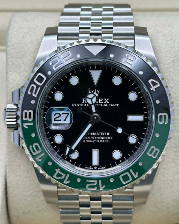 2024 Rolex GMT-Master II "Sprite" 40MM Black Dial Jubilee Bracelet (126720VTNR)