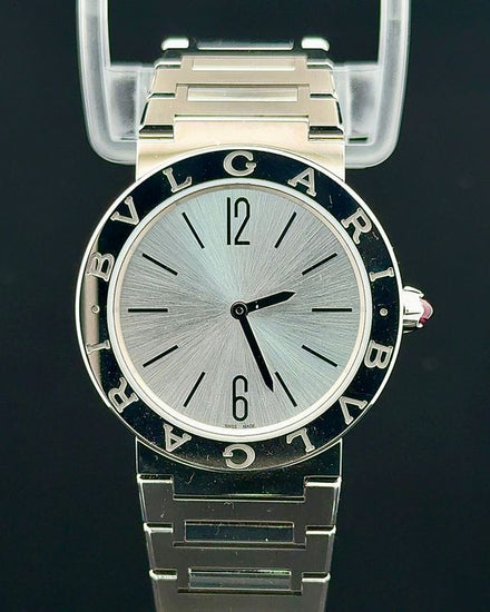 2022 Bvlgari Bvlgari 33MM Quartz Silver Dial Steel Bracelet (BB33S)