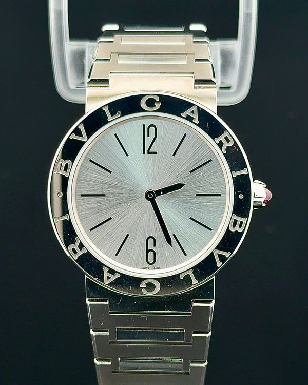 2022 Bvlgari Bvlgari 33MM Quartz Silver Dial Steel Bracelet (BB33S)