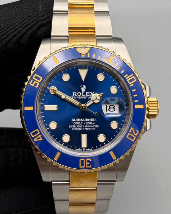 2022 Rolex Submariner Date "Bluesy" 41MM Blue Dial Two-Tone Oyster Bracelet (126613LB)