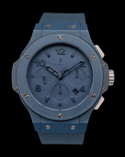 2013 Hublot Big Bang "All Blue" L.E. 44.5MM Blue Dial Rubber Strap (301.EI.5190.RB)