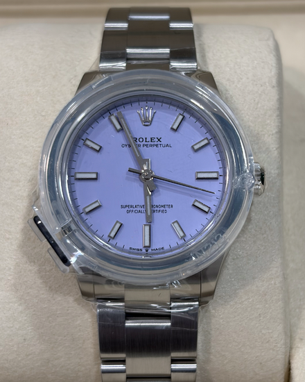 2025 Rolex Oyster Perpetual 31MM Lavender Dial Oyster Bracelet (277200)