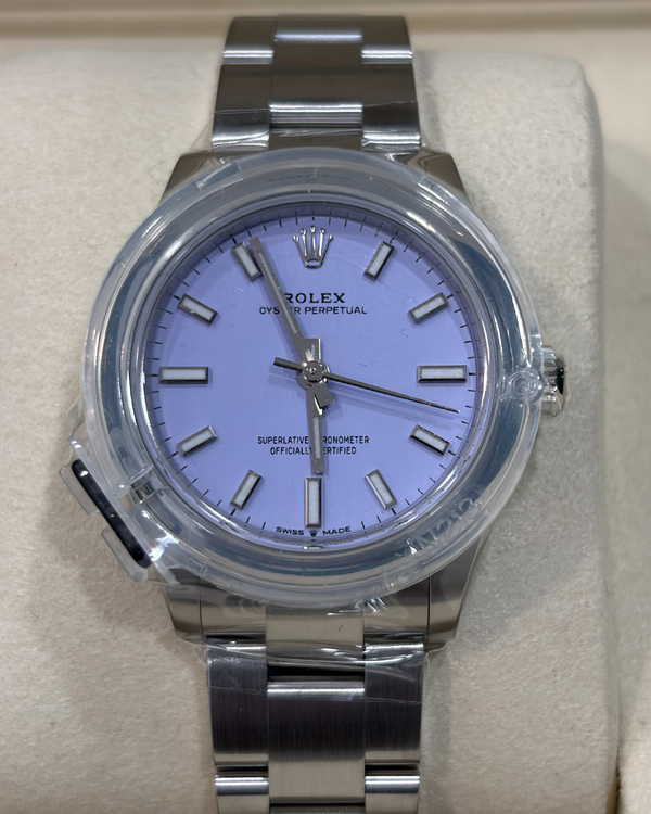 2025 Rolex Oyster Perpetual 31MM Lavender Dial Oyster Bracelet (277200)