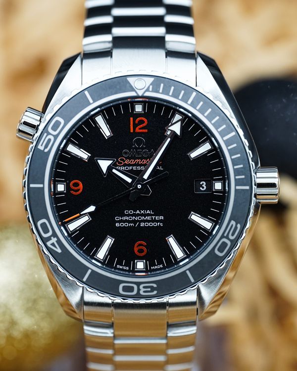 No Reserve - 2023 Omega Seamaster Planet Ocean 600M 42MM Black Dial Steel Bracelet (232.30.42.21.01.003)
