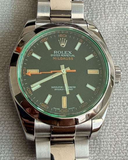 2023 Rolex Milgauss 40MM Black Dial Oyster Bracelet (116400GV)