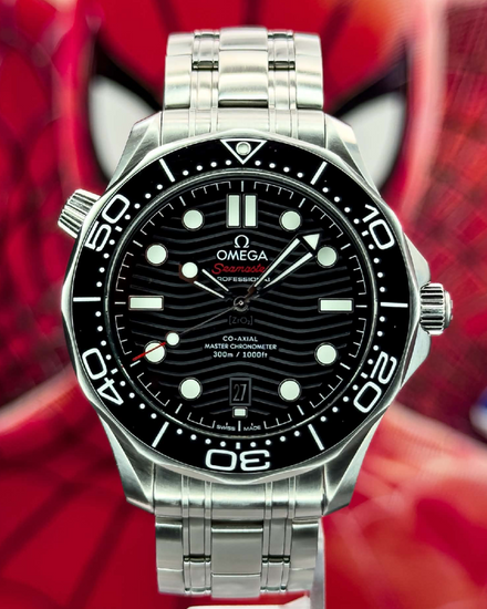 No Reserve - 2021 Omega Seamaster Diver 300M 42MM Black Dial Steel Bracelet (210.30.42.20.01.001)