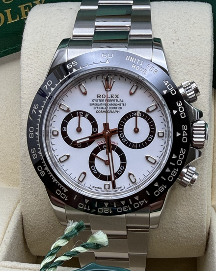 2023 Rolex Cosmograph Daytona "Panda" 40MM White Dial Oyster Bracelet (116500LN)