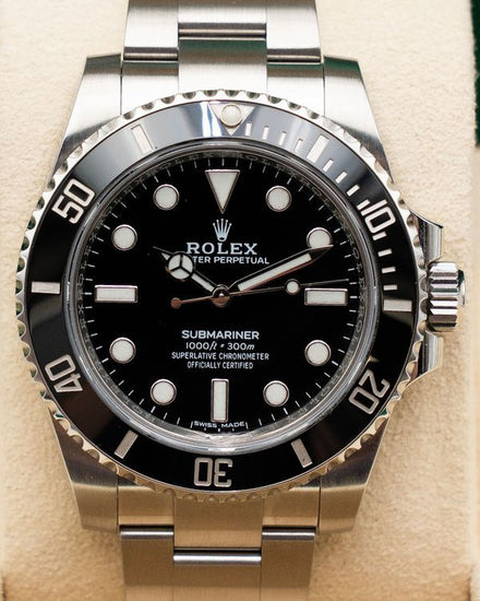 2019 Rolex Submariner No-Date 40MM Black Dial Oyster Bracelet (114060)