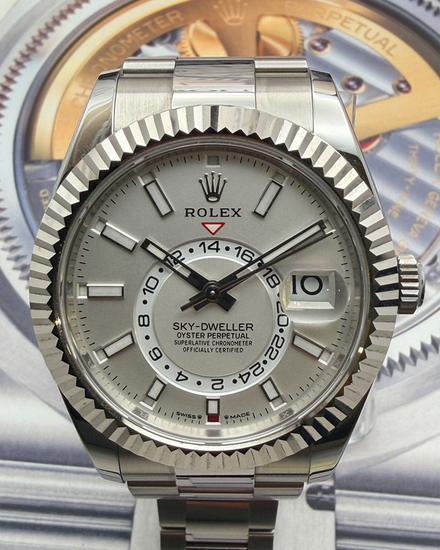 2023 Rolex Sky-Dweller 42MM White Dial Oyster Bracelet (336934)