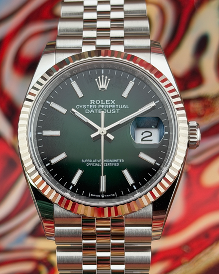 2026 Rolex Datejust 36MM Green Dial Jubilee Bracelet (126234)
