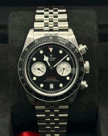 2026 Tudor Black Bay Chrono "Reverse Panda" 41MM Black Dial Steel Bracelet (79360N)
