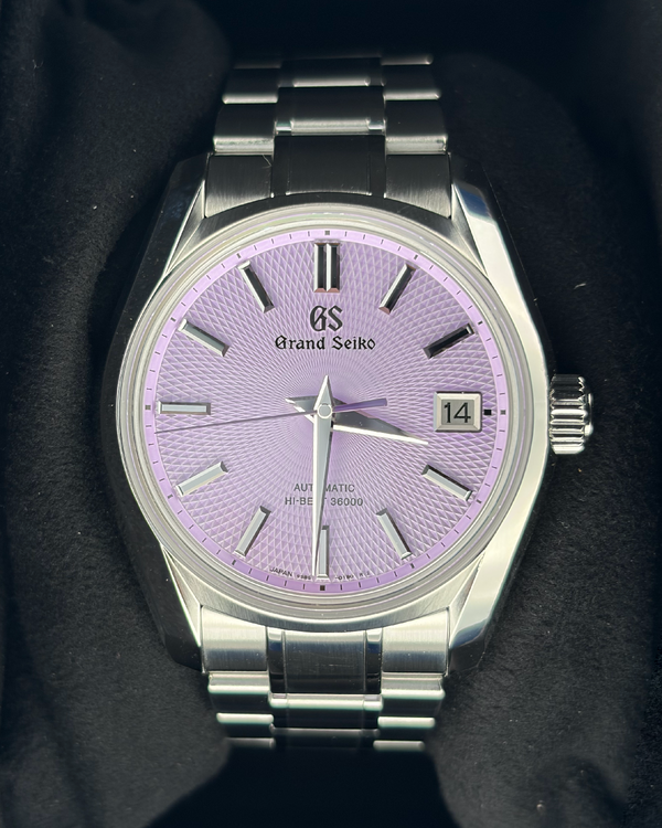2024 Grand Seiko Heritage Collection "Paulownia" L.E. 40MM Lavender Dial Steel Bracelet (SBGH335G)