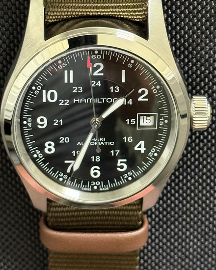 No Reserve - 2026 Hamilton Khaki Field "Call Of Duty" L.E. 38MM Black Dial Textile Strap (H70475930)