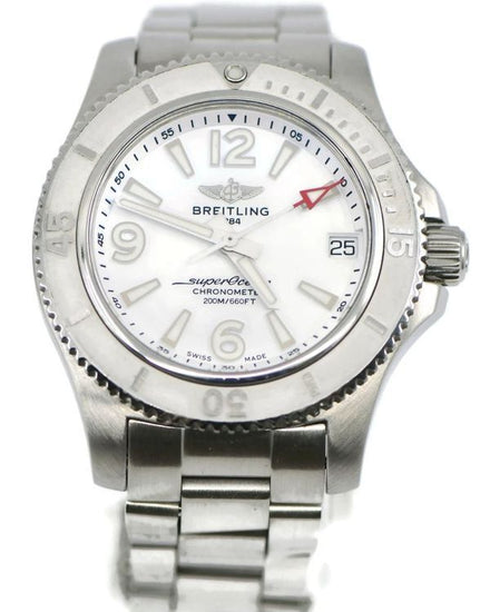 2020 Breitling Superocean II 36MM White Dial Steel Bracelet (A17316D21A1A1)