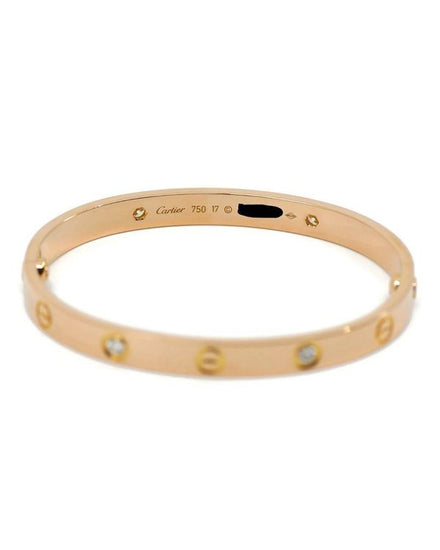 Cartier Love 17IN 18k Rose Gold 6.1MM Diamonds (Love)