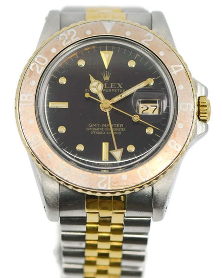 Rolex GMT-Master 40MM Black Dial Two-Tone Jubilee Bracelet (16753)