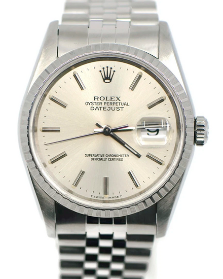 2000 Rolex Datejust 36MM Silver Dial Jubilee Bracelet (16220)