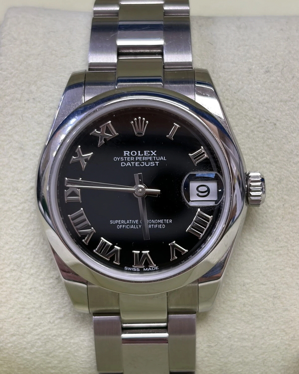 2020 Rolex Datejust 31MM Black Dial Oyster Bracelet (178240)