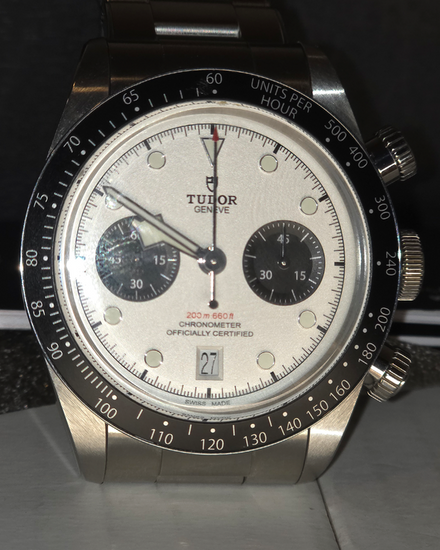 2024 Tudor Black Bay Chrono "Panda" 41MM White Dial Steel Bracelet (79360N)