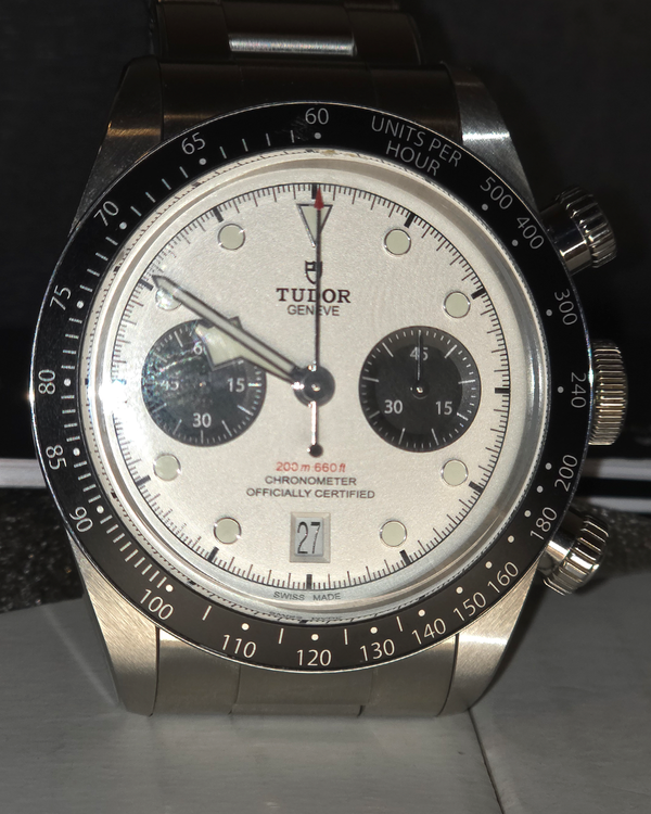 2024 Tudor Black Bay Chrono "Panda" 41MM White Dial Steel Bracelet (79360N)