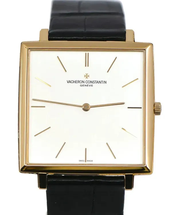 (Working) 2011 Vacheron Constantin Historiques 35.2MM White Dial Leather Strap (43043)