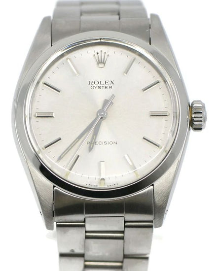 Rolex Oyster Precision 34MM Silver Dial Oyster Bracelet (6426)