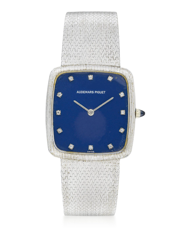 Audemars Piguet Vintage "Cobra" 30MM Blue Dial White Gold Bracelet (5436BC)