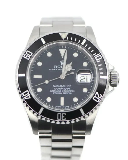 2005 Rolex Submariner Date 40MM Black Dial Oyster Bracelet (16610)