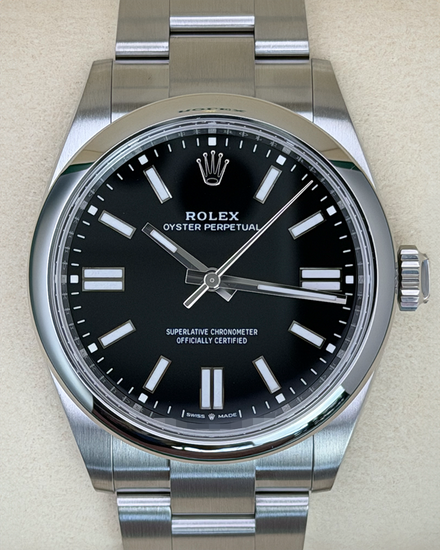 2026 Rolex Oyster Perpetual 41MM Black Dial Oyster Bracelet (134300)