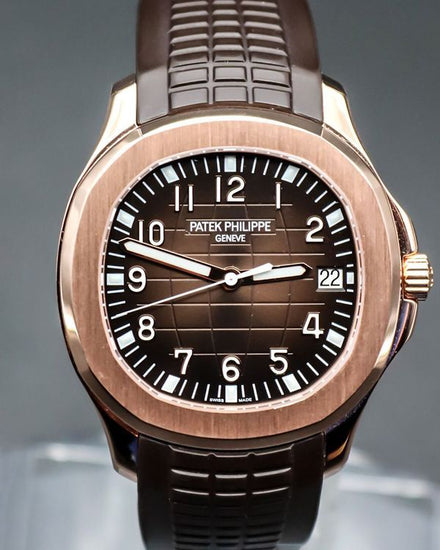 2021 Patek Philippe Aquanaut 40MM Brown Dial Rubber Strap (5167R)