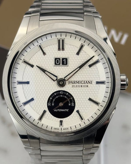 2022 Parmigiani Fleurier Tonda GT 42MM Silver Dial Steel Bracelet (PFC910-0000141)