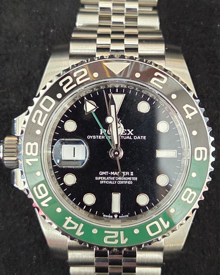 2026 Rolex GMT-Master II "Sprite" 40MM Black Dial Jubilee Bracelet (126720VTNR)