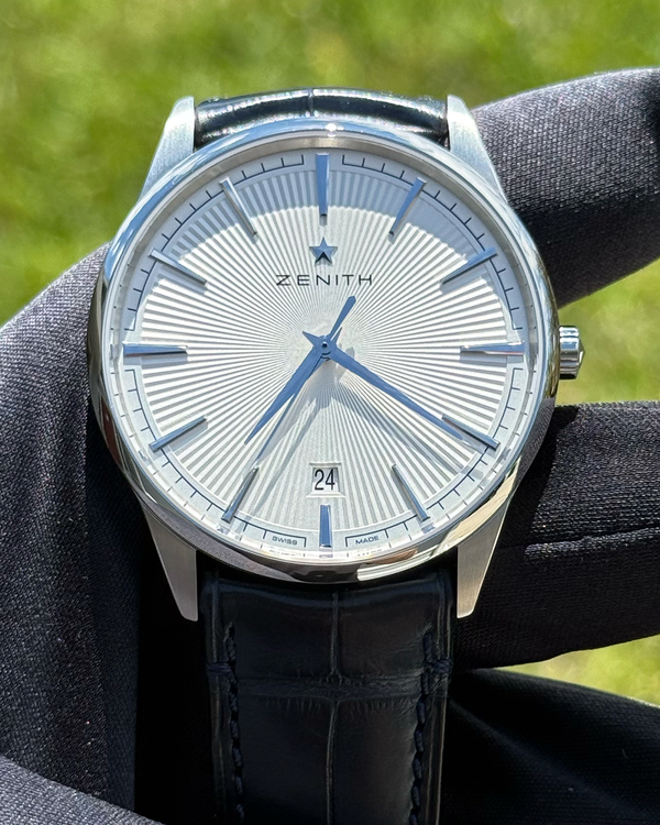 2025 Zenith Elite Ultra Thin 40.5MM Silver Dial Leather Strap (03.3100.670/01.C922)