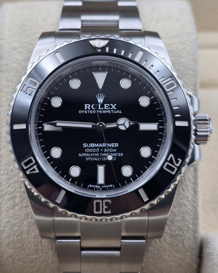 Rolex Submariner No-Date 40MM Black Dial Oyster Bracelet (114060)