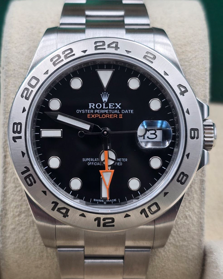 2019 Rolex Explorer II 42MM Black Dial Oyster Bracelet (216570)