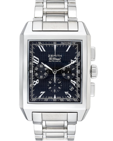 Zenith El Primero Port Royal 36MM Black Dial Steel Bracelet (03.0550.400)