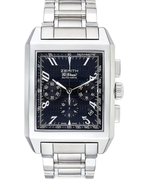 Zenith El Primero Port Royal 36MM Black Dial Steel Bracelet (03.0550.400)