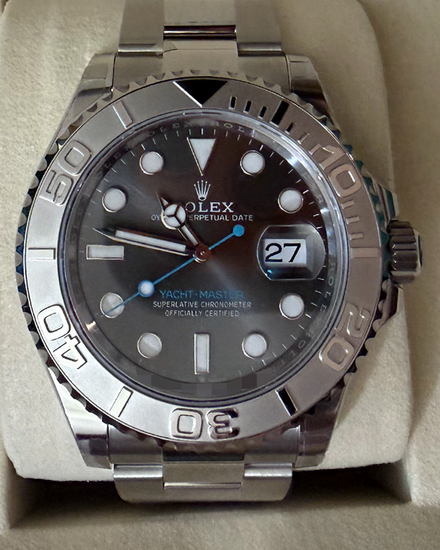 2026 Rolex Yacht-Master 40MM Rhodium "Slate" Dial Oyster Bracelet (126622)