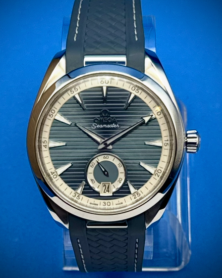 2024 Omega Seamaster Aqua Terra 150M 41MM Blue Dial Rubber Strap (220.12.41.21.03.005)