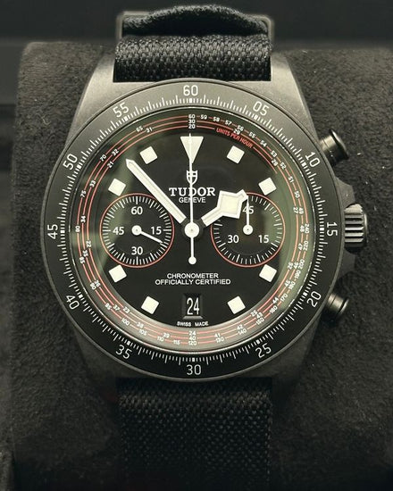 2024 Tudor Pelagos FXD Chrono “Cycling Edition” 43MM Black Dial Textile Strap (25827KN)