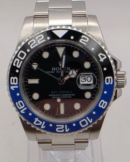 Rolex GMT-Master II 40MM Black Dial Oyster Bracelet (116710)