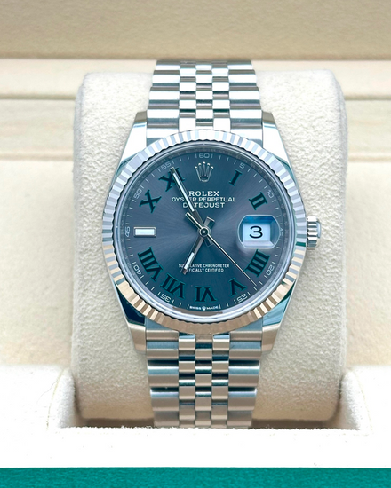 2025 Rolex Datejust "Wimbledon" 36MM Slate Dial Jubilee Bracelet (126234)