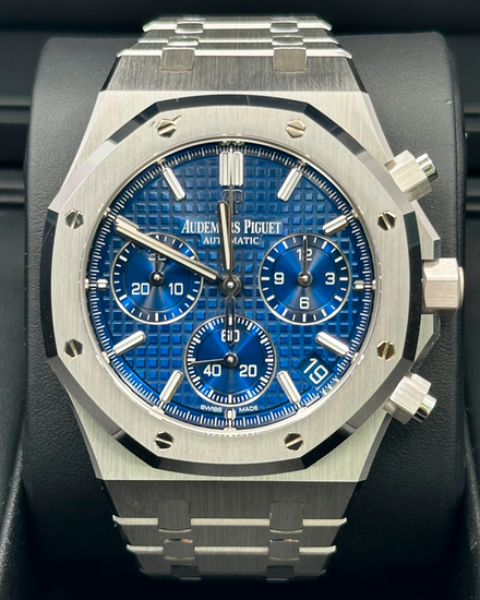 2021 Audemars Piguet Royal Oak L.E. 41MM Blue Dial White Gold Bracelet (26239BC.OO.1220BC.01)